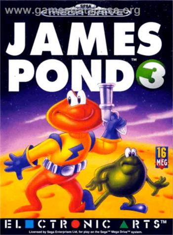 Cover James Pond 3 - Operation Starfish for Genesis - Mega Drive